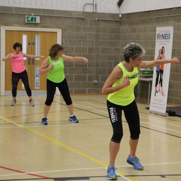 Kay Fletcher Fitness class at KWMCC