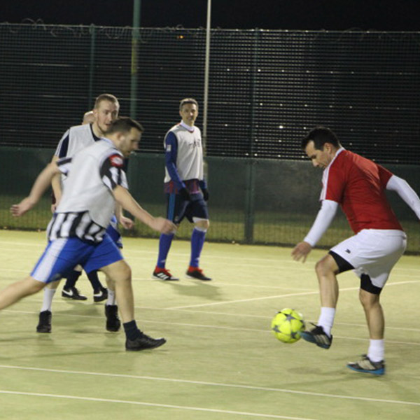 Five a side football at KWMCC all weather surface