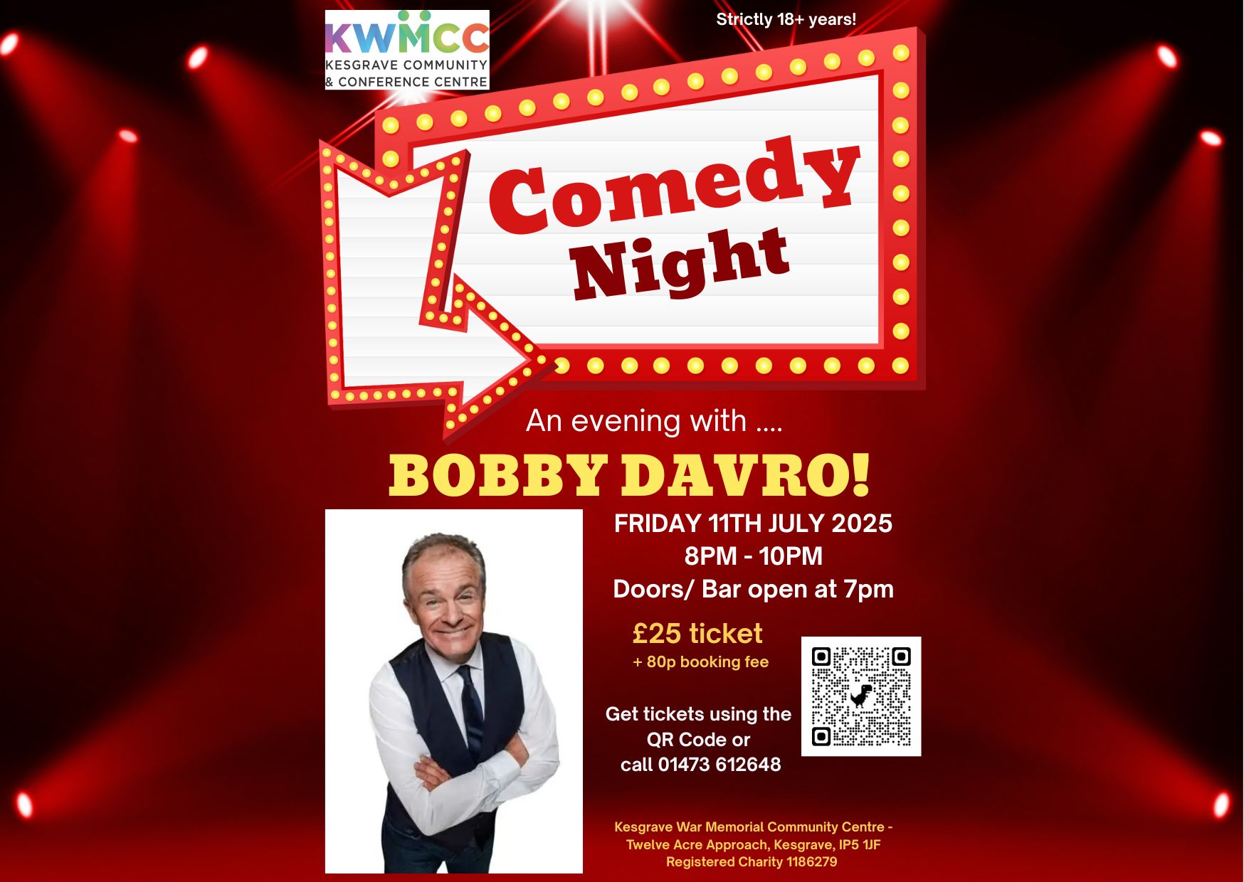 BOBBY DAVRO – 11th July 2025 – Website Image (148 x 105 mm)
